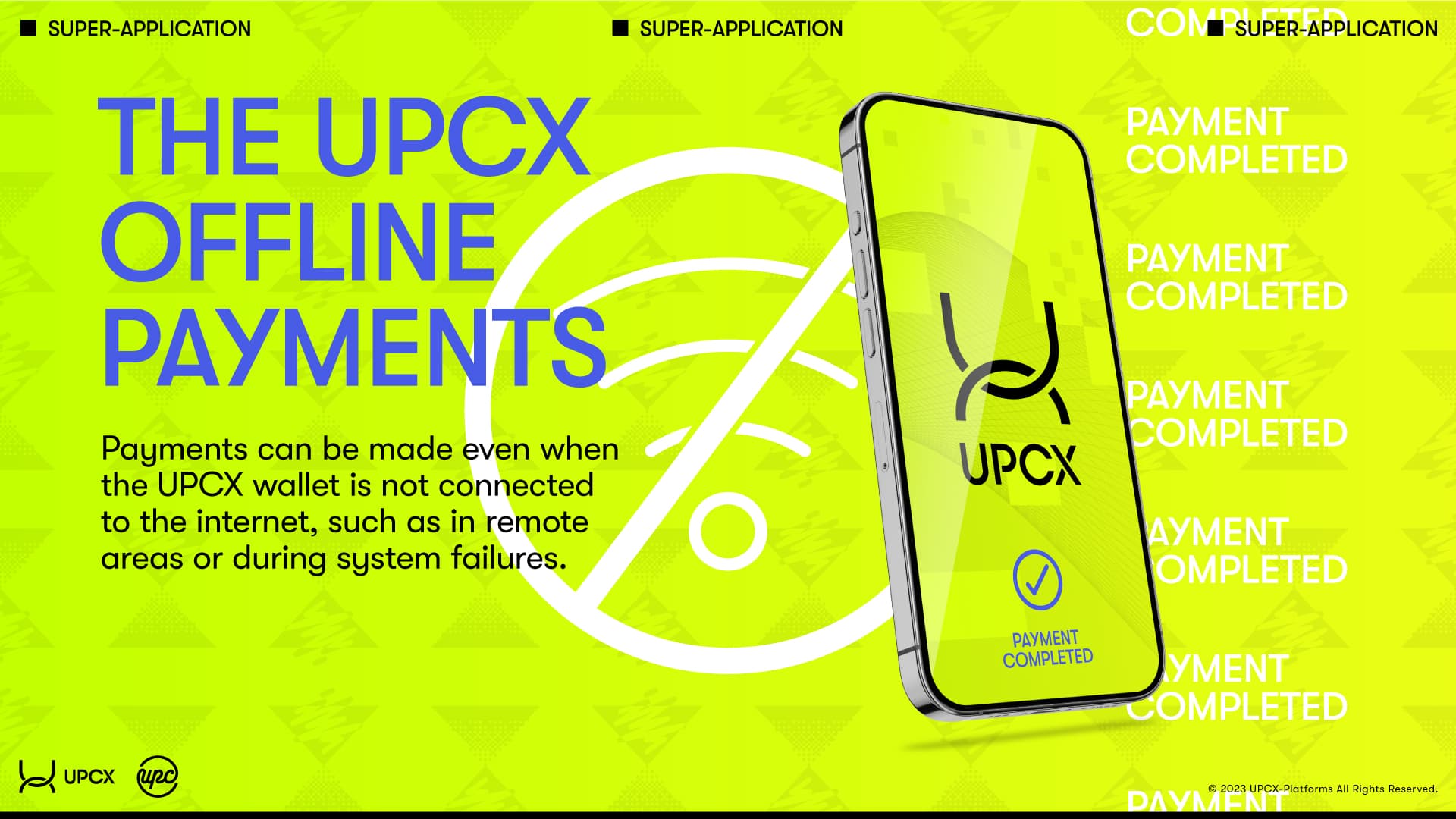 UPCX Offline Payments